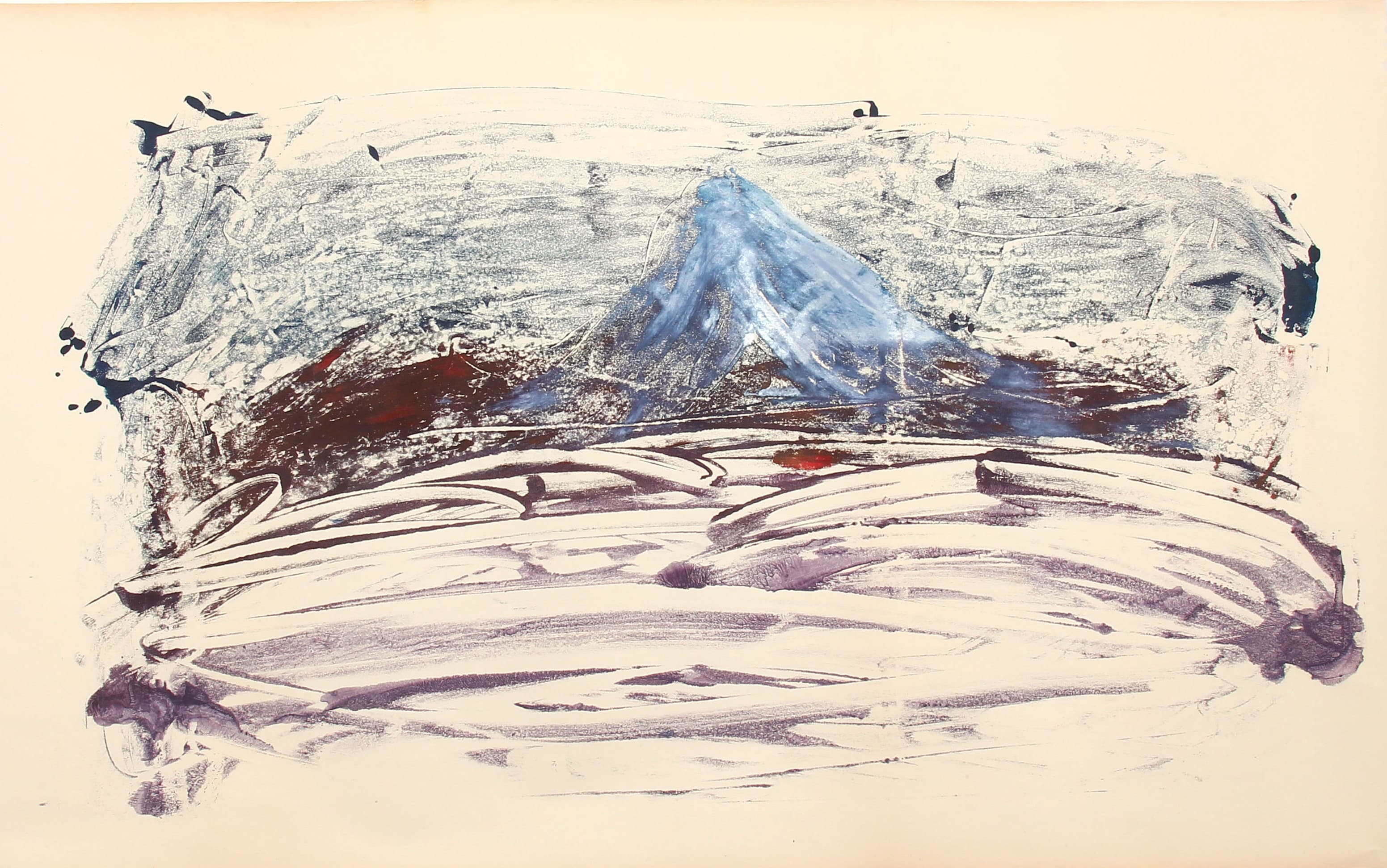 Fuji — Monotip/ Kağıt üzerine , 2024
