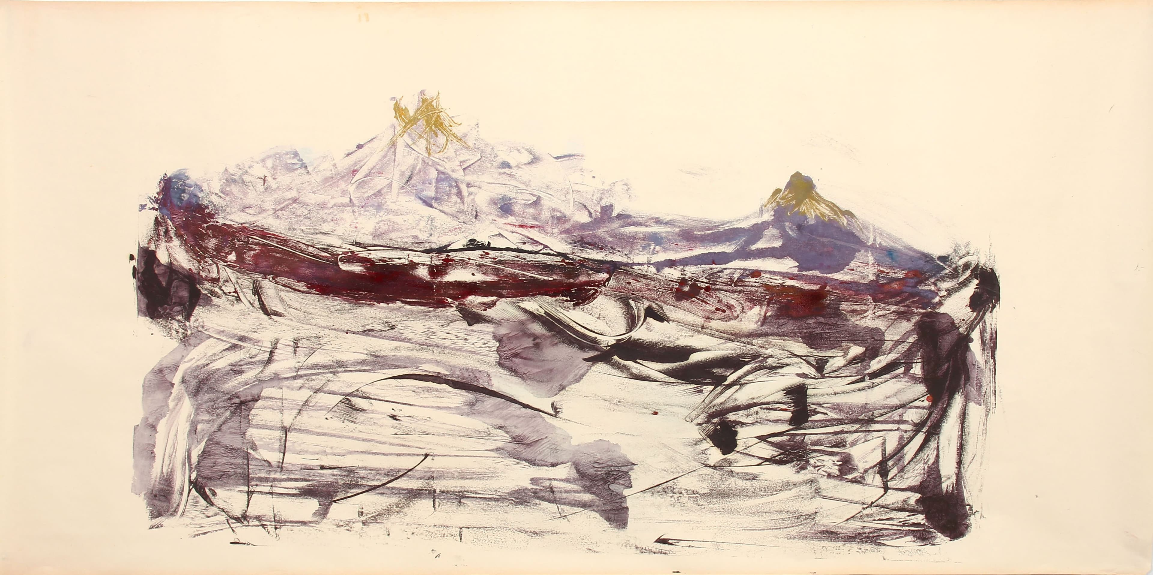 Fuji — Monotip/ Kağıt Üzerine , 2024