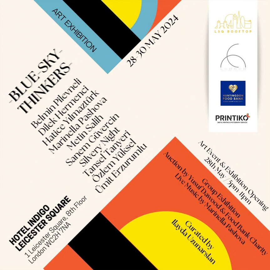 2024 Blue Sky Thinkers Group Exhibition , London